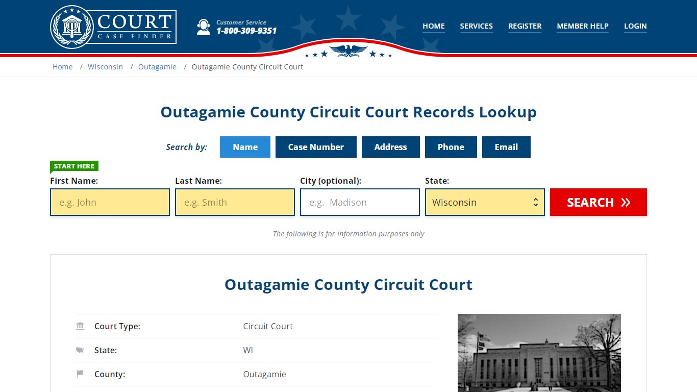 Outagamie County Circuit Court Records Lookup